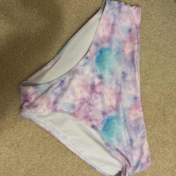 Black and Tie-Dye Bikini Bottoms - Picture 3 of 6